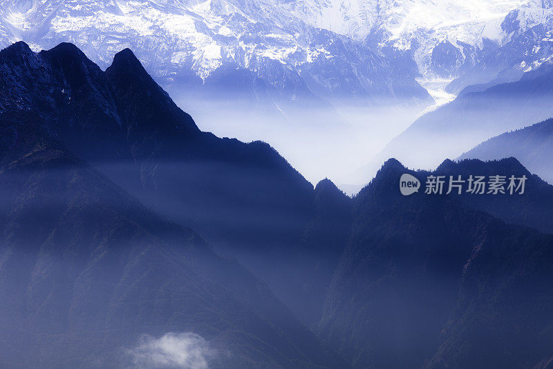 sea of clouds landscapes in china